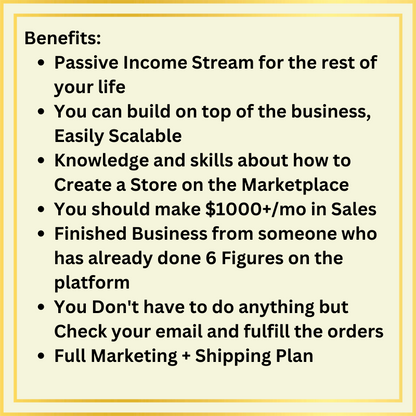 Amazon Seller Business Package (Dropship)