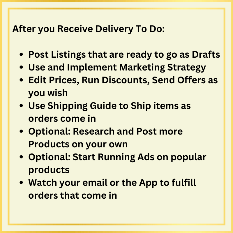 Mercari Business Package (Dropship)